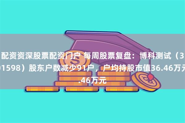 配资资深股票配资门户 每周股票复盘：博科测试（301598）股东户数减少91户，户均持股市值36.46万元