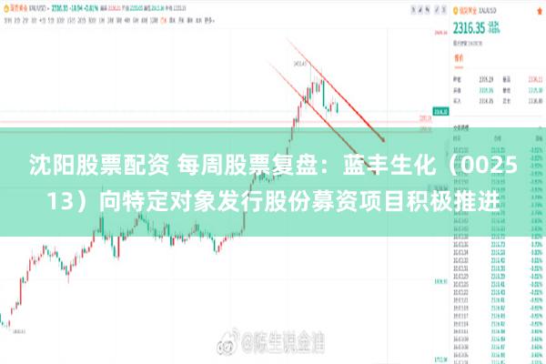 沈阳股票配资 每周股票复盘：蓝丰生化（002513）向特定对象发行股份募资项目积极推进