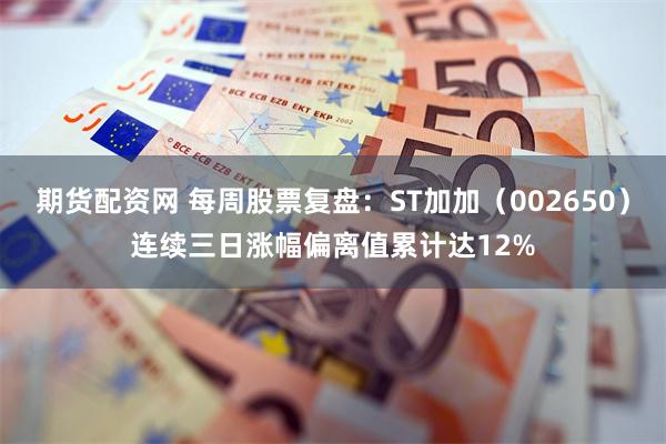 期货配资网 每周股票复盘：ST加加（002650）连续三日涨幅偏离值累计达12%