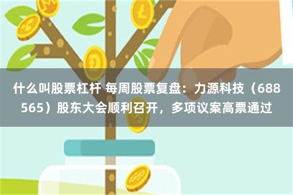 什么叫股票杠杆 每周股票复盘：力源科技（688565）股东大会顺利召开，多项议案高票通过