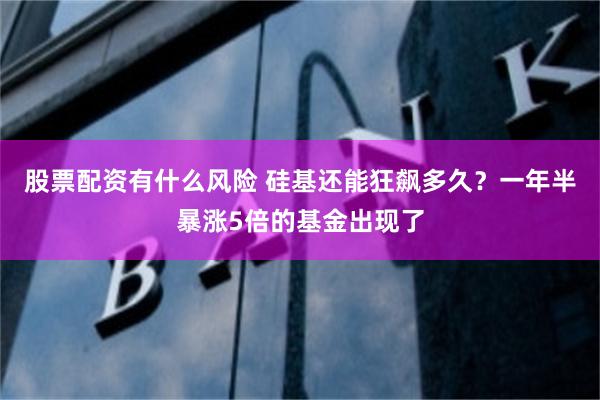 股票配资有什么风险 硅基还能狂飙多久？一年半暴涨5倍的基金出现了