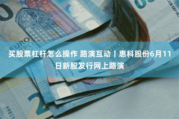 买股票杠杆怎么操作 路演互动丨惠科股份6月11日新股发行网上路演