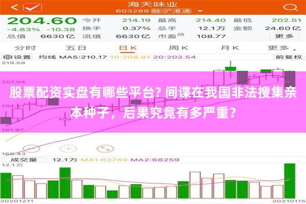 股票配资实盘有哪些平台? 间谍在我国非法搜集亲本种子，后果究竟有多严重？