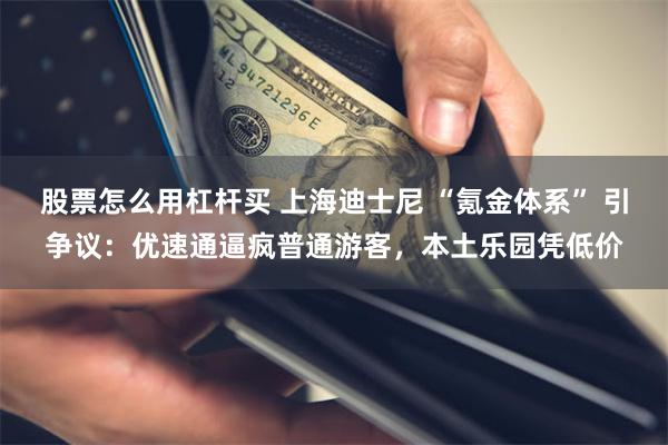 股票怎么用杠杆买 上海迪士尼 “氪金体系” 引争议：优速通逼疯普通游客，本土乐园凭低价