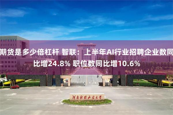 期货是多少倍杠杆 智联：上半年AI行业招聘企业数同比增24.8% 职位数同比增10.6%