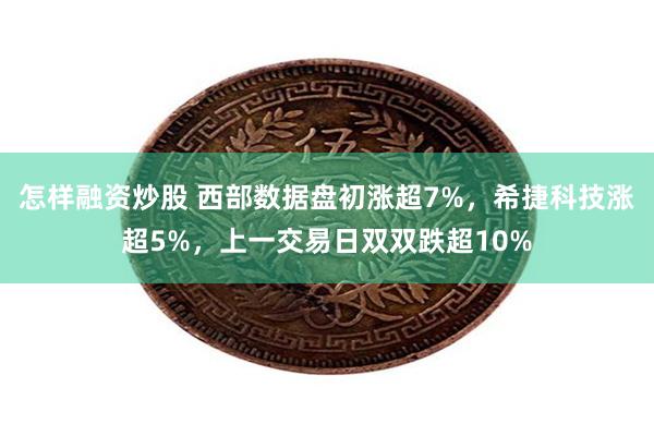 怎样融资炒股 西部数据盘初涨超7%，希捷科技涨超5%，上一交易日双双跌超10%